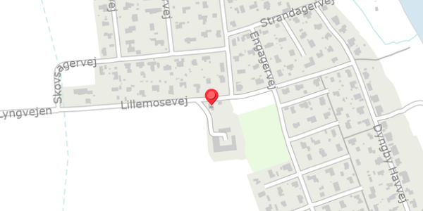 Trafikstøjkort på Lillemosevej 13, 8300 Odder
