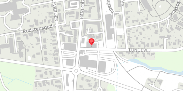 Trafikstøjkort på Lundevej 1, 8300 Odder