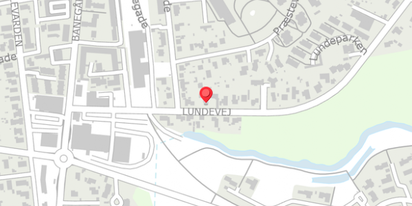 Trafikstøjkort på Lundevej 9, 8300 Odder