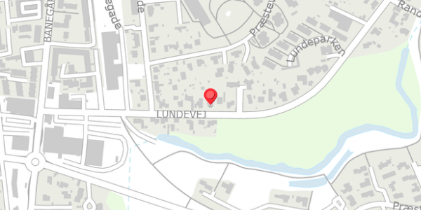 Trafikstøjkort på Lundevej 15, 8300 Odder