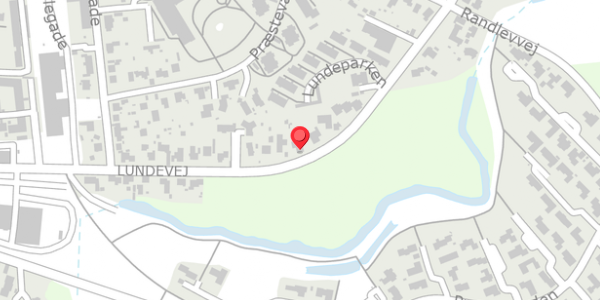 Trafikstøjkort på Lundevej 27, 8300 Odder