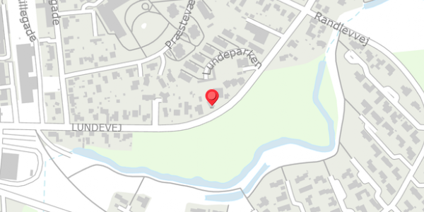 Trafikstøjkort på Lundevej 29, 8300 Odder