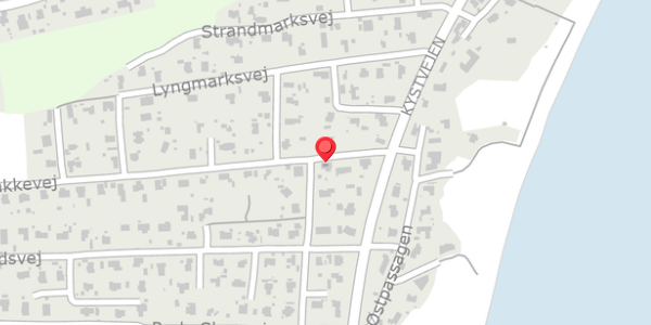 Trafikstøjkort på Lyngbakkevej 5, 8300 Odder