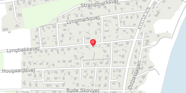 Trafikstøjkort på Lyngbakkevej 11, . , 8300 Odder