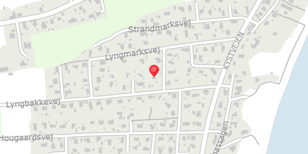 Trafikstøjkort på Lyngbakkevej 12, . , 8300 Odder