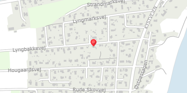 Trafikstøjkort på Lyngbakkevej 13, 8300 Odder