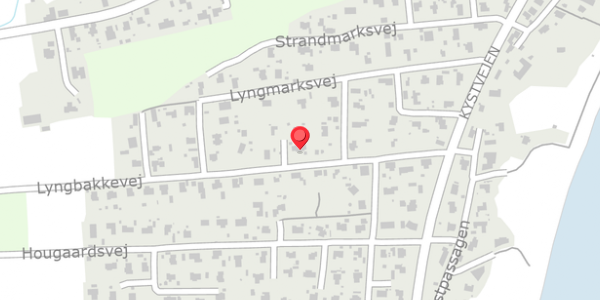 Trafikstøjkort på Lyngbakkevej 16, . , 8300 Odder
