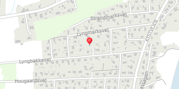 Trafikstøjkort på Lyngbakkevej 20, . , 8300 Odder