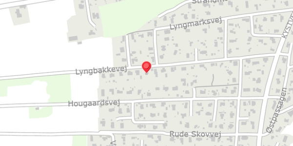 Trafikstøjkort på Lyngbakkevej 25, 8300 Odder