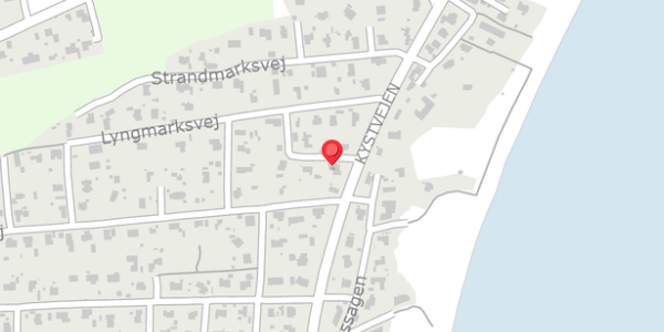 Trafikstøjkort på Lyngmarksvej 5A, 8300 Odder