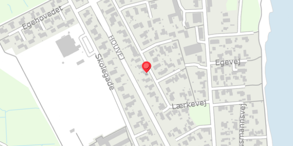 Trafikstøjkort på Lærkevej 19, 8300 Odder