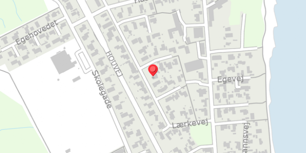 Trafikstøjkort på Lærkevej 22, 8300 Odder