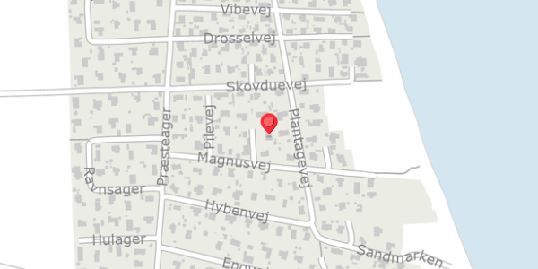 Trafikstøjkort på Magnusvej 6, . , 8300 Odder