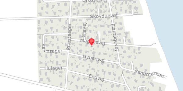 Trafikstøjkort på Magnusvej 9, 8300 Odder