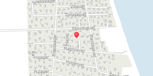 Trafikstøjkort på Magnusvej 10, 8300 Odder