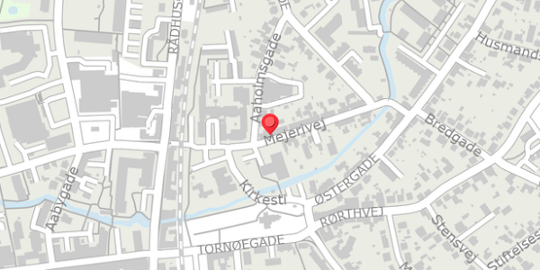 Trafikstøjkort på Mejerivej 11, 8300 Odder