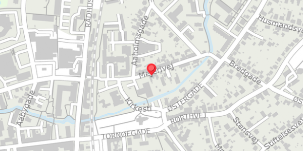 Trafikstøjkort på Mejerivej 16, 8300 Odder