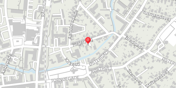 Trafikstøjkort på Mejerivej 20A, 8300 Odder