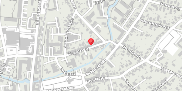 Trafikstøjkort på Mejerivej 27, 8300 Odder