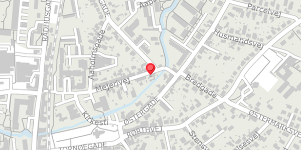 Trafikstøjkort på Mejerivej 28, 8300 Odder