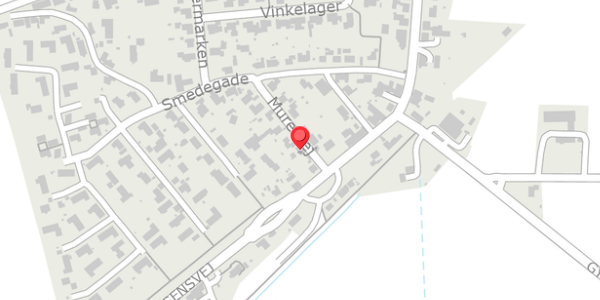 Trafikstøjkort på Murervej 1, 8300 Odder