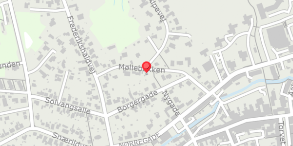 Trafikstøjkort på Møllebakken 7A, . , 8300 Odder
