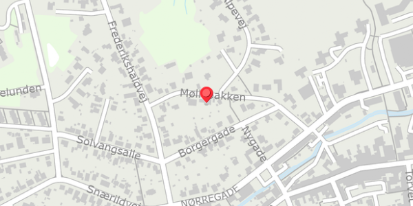 Trafikstøjkort på Møllebakken 7B, . , 8300 Odder