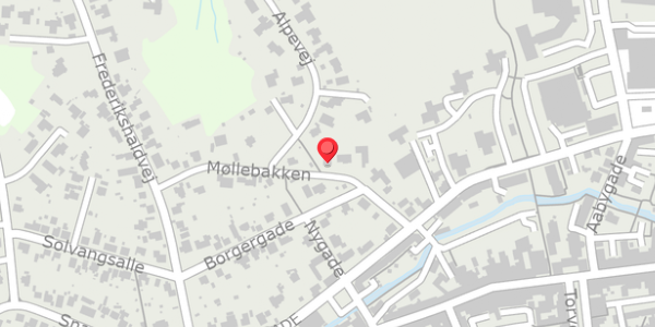 Trafikstøjkort på Møllebakken 8, 8300 Odder