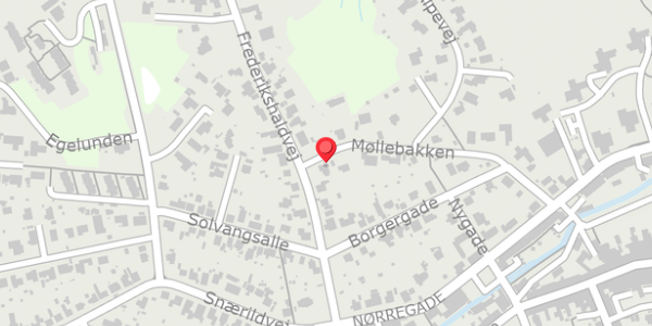 Trafikstøjkort på Møllebakken 11, . , 8300 Odder