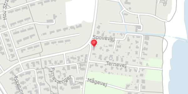 Trafikstøjkort på Mågevej 1, 8300 Odder