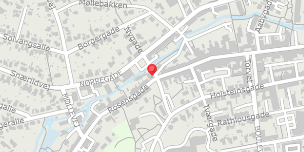 Trafikstøjkort på Nygade 1, 2. , 8300 Odder