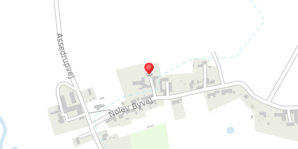 Trafikstøjkort på Nølev Byvej 11, 8300 Odder