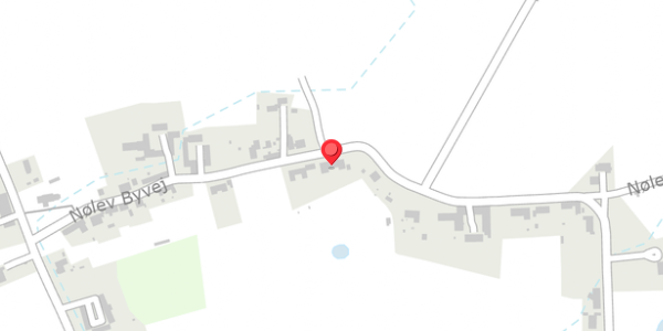 Trafikstøjkort på Nølev Byvej 28, 8300 Odder