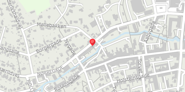 Trafikstøjkort på Nørregade 37A, 8300 Odder