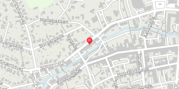 Trafikstøjkort på Nørregade 41A, 8300 Odder
