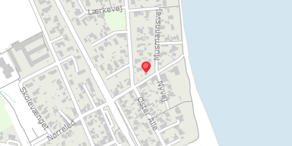 Trafikstøjkort på Nørreled 2C, 8300 Odder