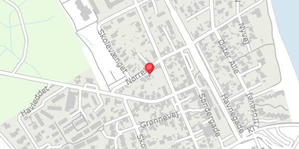 Trafikstøjkort på Nørreled 19, . , 8300 Odder