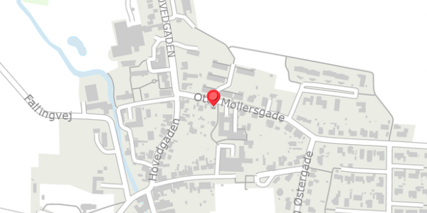 Trafikstøjkort på Otto Møllersgade 4, 8300 Odder