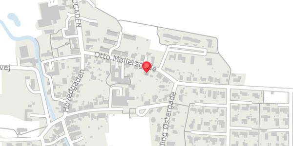 Trafikstøjkort på Otto Møllersgade 12, 8300 Odder