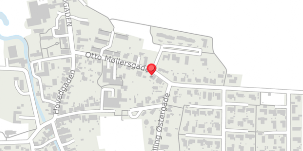 Trafikstøjkort på Otto Møllersgade 14, 8300 Odder