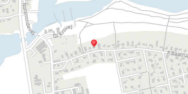 Trafikstøjkort på P.Baatrupsvej 15, 8300 Odder