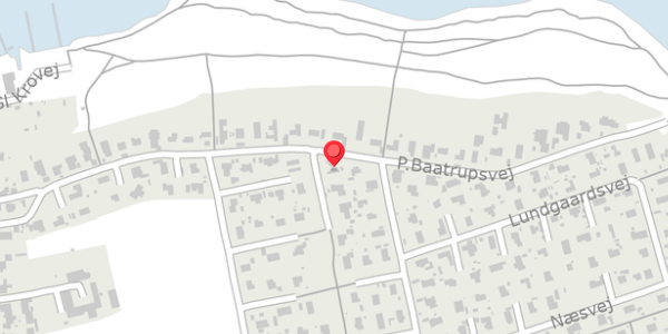 Trafikstøjkort på P.Baatrupsvej 46, . , 8300 Odder
