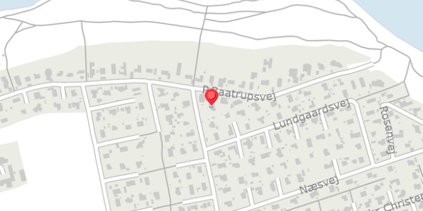 Trafikstøjkort på P.Baatrupsvej 52, . , 8300 Odder