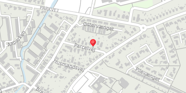 Trafikstøjkort på Parcelvej 8, 8300 Odder