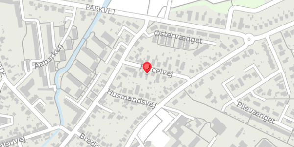 Trafikstøjkort på Parcelvej 9, 8300 Odder