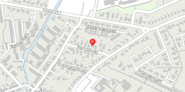 Trafikstøjkort på Parcelvej 10, 8300 Odder