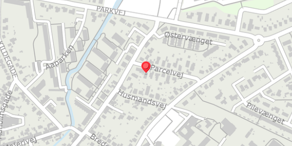 Trafikstøjkort på Parcelvej 13, 8300 Odder