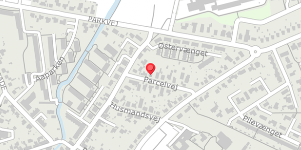 Trafikstøjkort på Parcelvej 16, 8300 Odder