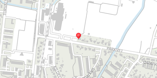 Trafikstøjkort på Parkvej 13, 8300 Odder
