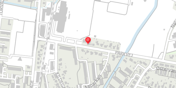 Trafikstøjkort på Parkvej 15, 8300 Odder